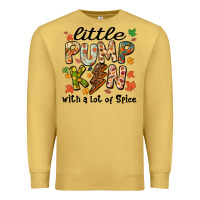 Antique Gold little pumpkin with a lot of spice Premium Sweatshirt - MaliasSmallBusiness