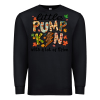Black little pumpkin with a lot of spice Premium Sweatshirt - MaliasSmallBusiness