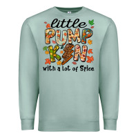 Seafoam little pumpkin with a lot of spice Premium Sweatshirt - MaliasSmallBusiness