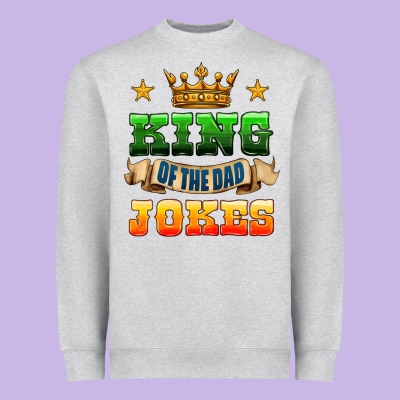 King Of The Jokes Heavyweight Sweatshirt Designed By Hra Design Shop