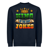 Navy king of the jokes Heavyweight Sweatshirt - HRA Design Shop