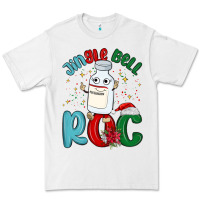 White jingle bell roc Premium Tee - MaliasSmallBusiness
