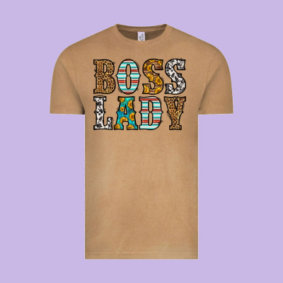 Western Boss Lady Vintage Tee Designed By Hra Design Shop
