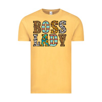Vintage Mustard western boss lady Vintage Tee - HRA Design Shop