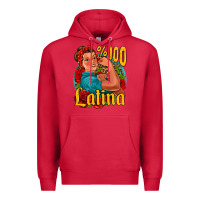 Cardinal hundred percent latina strong woman Premium Hoodie - Jasminsmagicworld