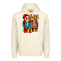 Sandshell hundred percent latina strong woman Premium Hoodie - Jasminsmagicworld