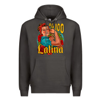 Smoke hundred percent latina strong woman Premium Hoodie - Jasminsmagicworld