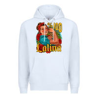 Hundred Percent Latina Strong Woman Premium Hoodie | Teevron