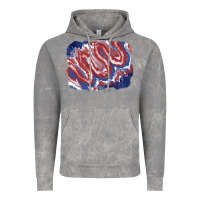 Cloud Rock Patriotic tie dye background Vintage Hoodie - CowGirlArtShop