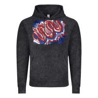 Vintage Black Patriotic tie dye background Vintage Hoodie - CowGirlArtShop