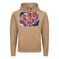 Vintage Coffee Patriotic tie dye background Vintage Hoodie - CowGirlArtShop