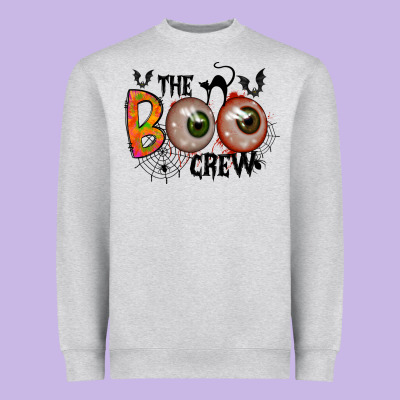 The Boo Crew Heavyweight Sweatshirt Designed By Racoondesign