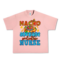Salmon nacho average pediatric nurse   with nacho Urban Heavy Tee - AdoDesignShop