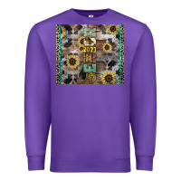 Purple Senior 2023 western Premium Sweatshirt - NancyCooperArtShop