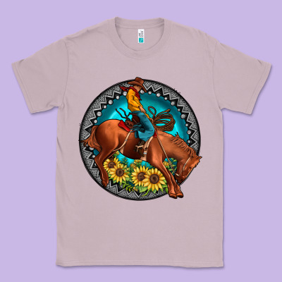 Gemstone Rodeo Classic Tee Designed By Jahusdesignshop