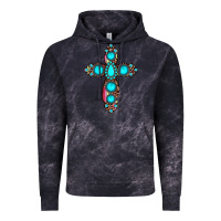 Cloud Black gemstone cross Vintage Hoodie - JahusDesignShop
