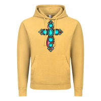 Vintage Mustard gemstone cross Vintage Hoodie - JahusDesignShop