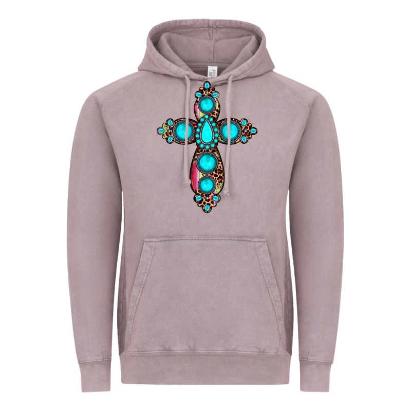 Gemstone Cross Vintage Hoodie by JahusDesignShop | Teevron