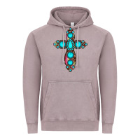 Vintage Zinc gemstone cross Vintage Hoodie - JahusDesignShop