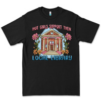 Black hot girls support their local library Premium Tee - MaliasSmallBusiness
