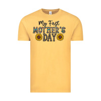 Vintage Mustard my first mother's day Vintage Tee - CowhideDigitalArt