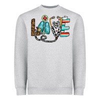Love Nurse Heavyweight Sweatshirt | Teevron