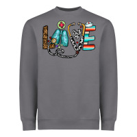 Storm love nurse Heavyweight Sweatshirt - CowhideDigitalArt