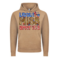 Vintage Coffee Little miss America Vintage Hoodie - Neo Western