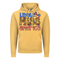 Vintage Mustard Little miss America Vintage Hoodie - Neo Western