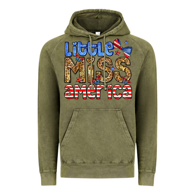 Little Miss America Vintage Hoodie by Neo Western | Teevron