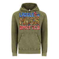 Vintage Olive Little miss America Vintage Hoodie - Neo Western