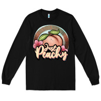 Black just peachy Long Sleeve Tee - JahusDesignShop
