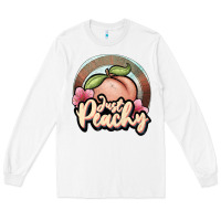 White just peachy Long Sleeve Tee - JahusDesignShop