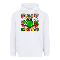White balls deep into christmas Heavyweight Hoodie - MaliasSmallBusiness