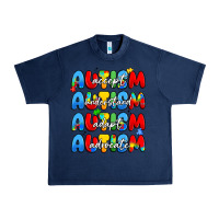 Navy autism accept understand adopt advocate Urban Heavy Tee - JahusDesignShop