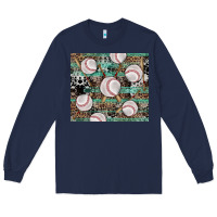 Navy western baseball tumbler Long Sleeve Tee - AdoDesignShop
