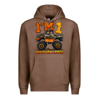Chestnut i'm one this is how i roll monster truck birthday Premium Hoodie - Jasminsmagicworld