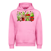 Fuchsia Pink grinch coffee cups Urban Hoodie - texasbilliewilder