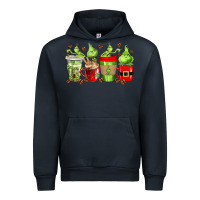 Navy grinch coffee cups Urban Hoodie - texasbilliewilder