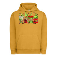 Pigment Peanut Butter grinch coffee cups Urban Hoodie - texasbilliewilder