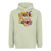 Matcha educator of tiny humans Heavyweight Hoodie - NancyCooperArtShop