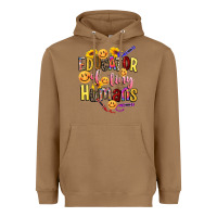 Toasted Coconut educator of tiny humans Heavyweight Hoodie - NancyCooperArtShop