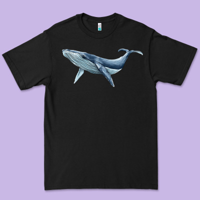 Humpback Whale Premium Tee Designed By Barkaloodesign