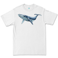 White humpback whale Premium Tee - BarkalooDesign