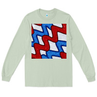 Matcha Glitter 4th Of July Seamless Pattern Long Sleeve Tee - BundleAndBundleShop