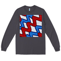 Smoke Glitter 4th Of July Seamless Pattern Long Sleeve Tee - BundleAndBundleShop