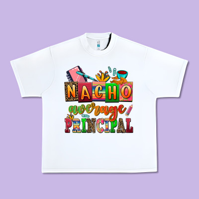 Nacho Average Principal Urban Heavy Tee Designed By Adodesignshop