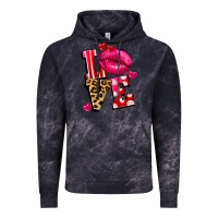 Cloud Black love lips Vintage Hoodie - FaDigitalArtStudio