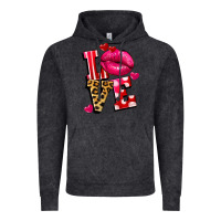 Vintage Black love lips Vintage Hoodie - FaDigitalArtStudio