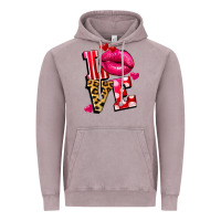 Vintage Zinc love lips Vintage Hoodie - FaDigitalArtStudio